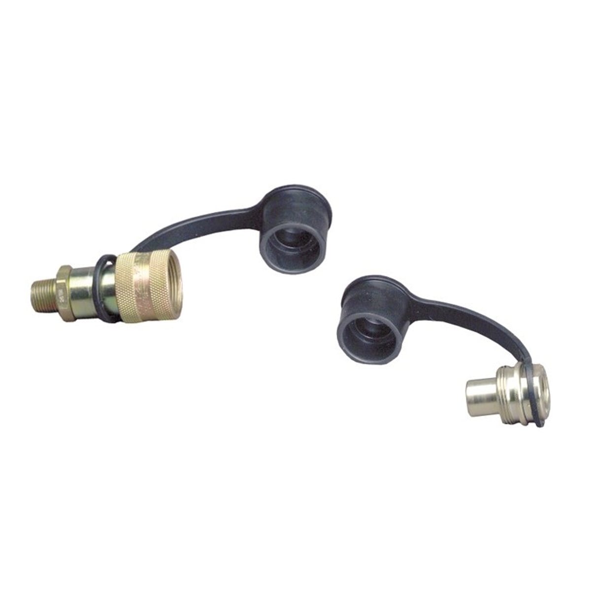 Power Team Complete Quick Coupler c/w Dust Caps 3/8" NPTF